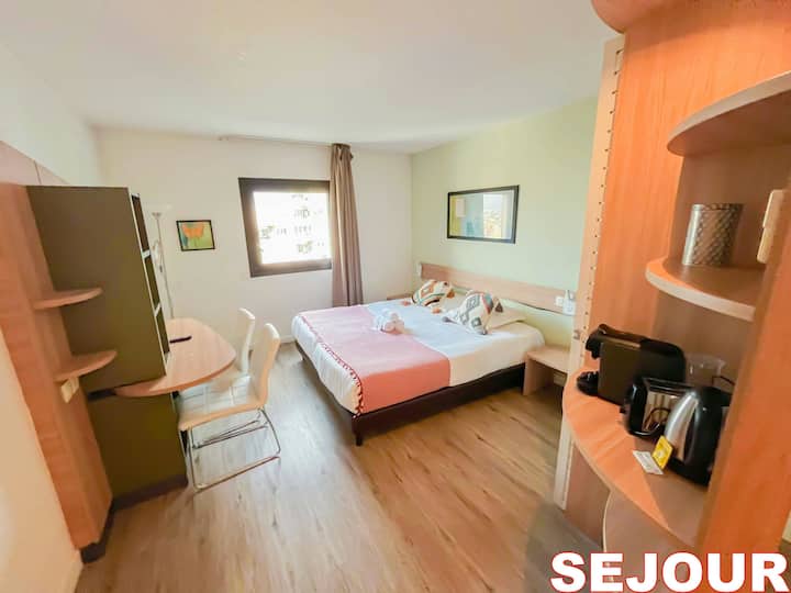 Studio Moderne à 5 Min De Paris 24/24 - Saint-Denis