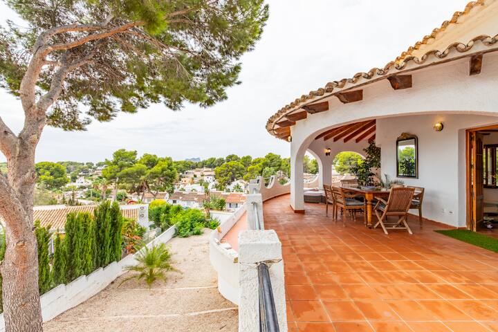 Entire home with 6+ bedrooms in moraira - Villa with swimming pool for 12p  at Moraira