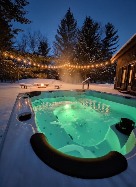 Romantic Glacier Hot Tub Hideout | A-Frame