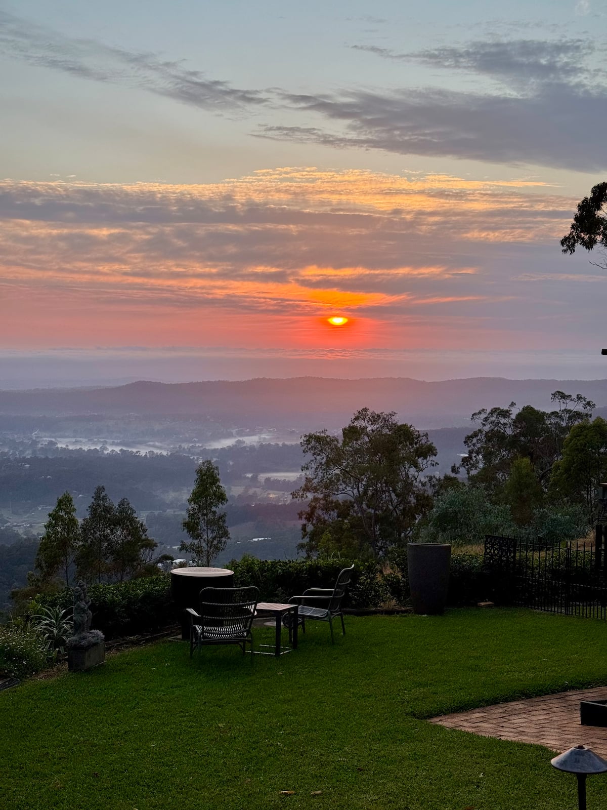 Romantic Mountain-Edge Retreat with Ocean Views — photo via the host's Airbnb listing