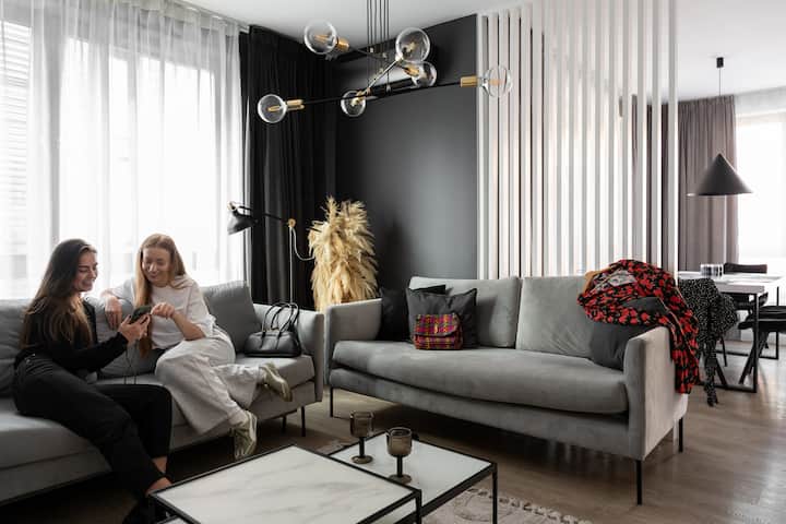3 Modern Apartments | For 18 People | Parking - Gdańsk