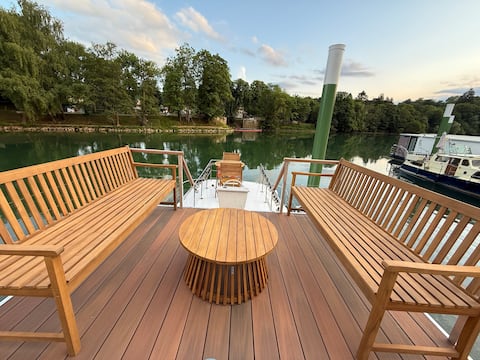 Unmissable moment • Boat stay on the Marne