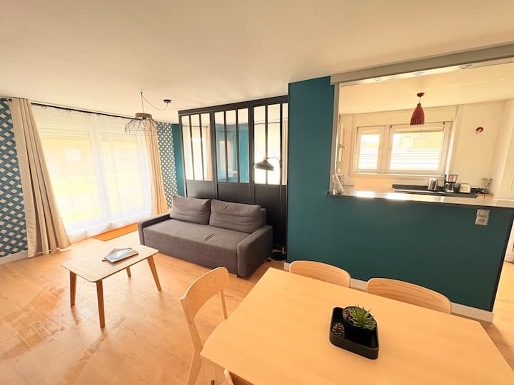 T2 + Coin Nuit, Proxi Plage & Cnpe (Wifi) - Gravelines
