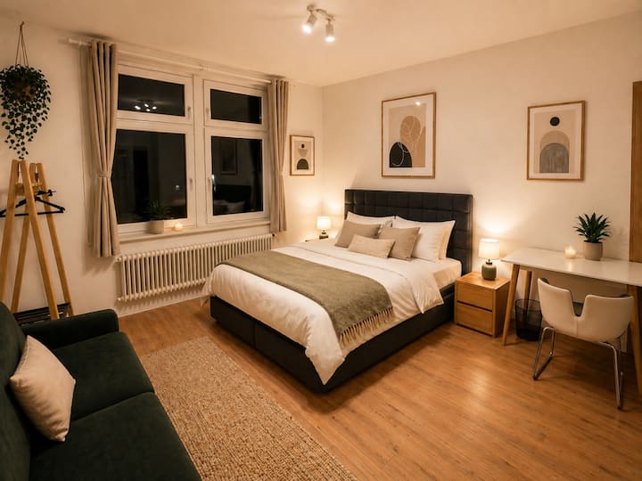 Altbau-loft Nahe Bielefeld Hbf Mit Outdoor-oase - Bielefeld