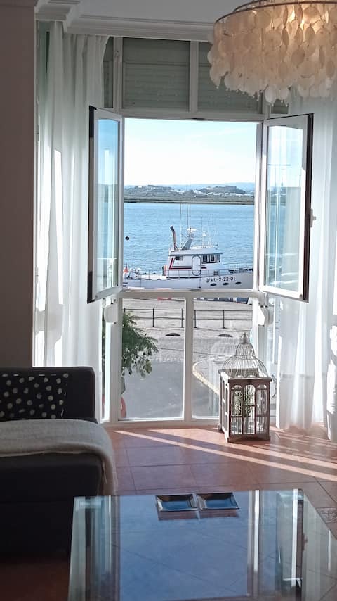 Popular Airbnb listing: Downtown. Overlooking the river in Ayamonte