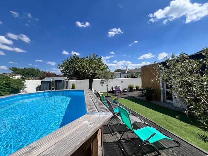 Maison 75 M2/jardin/piscine - La Rochelle