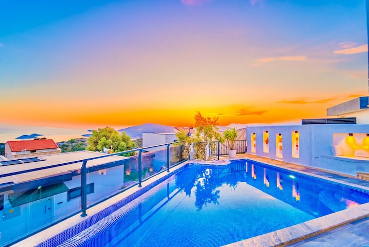Villa Kalkan Charm Halal Villa - トルコ カルカン