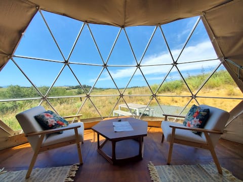 Waipū Thunder Domes no.2 luxury eco glamping dome