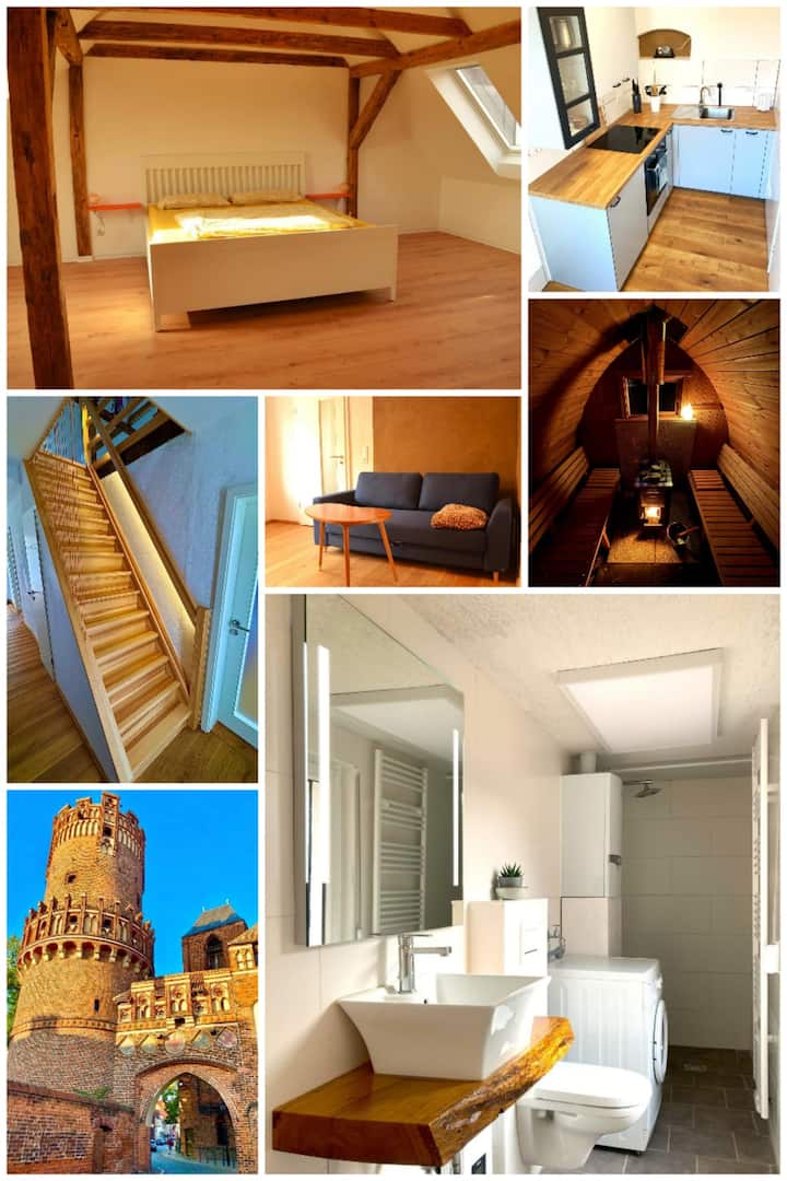 Clay house with sauna