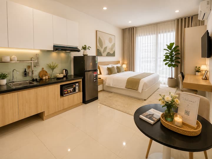 L 403 Fox Living L Modern 1br W Kitchen & Balcony - ホーチミン