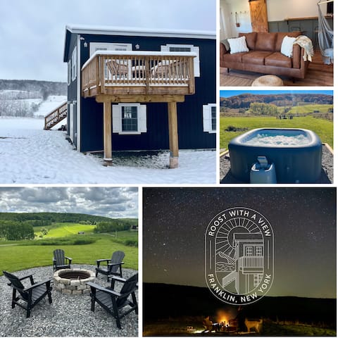 Escape NYC - 7 Acres + Hot Tub + Views + Sledding