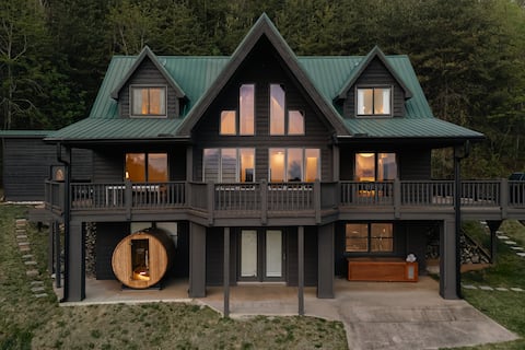 Asheville-Area: Hot Tub, Sauna, Cold Plunge & Gym