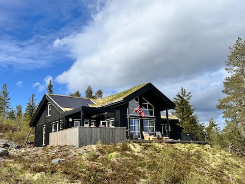 Summer vacation at Blefjell – High-standard cabin with Jacuzzi