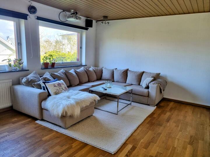 Sebule/chumba cha televisheni chini ya ghorofa