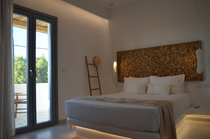 Room In The Center With Sea View, 100m From Beach - 納克索斯島