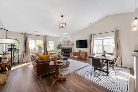 Modern Home Across from Monon Center & Trail