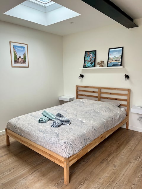 Studiocosy: near Bordeaux, free parking, air conditioning
