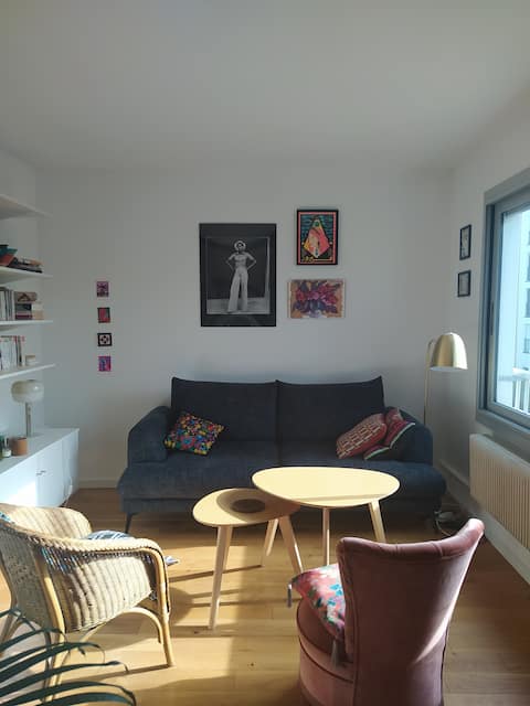 Annonce Airbnb populaire: Bright and quiet apartment 10 minutes from Paris à Villejuif