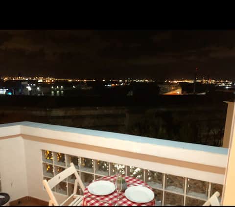 Rock of Gibraltar Straights View