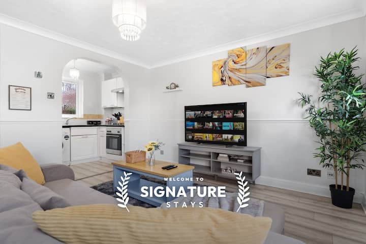 Cozy 1-bed Near Harry Potter Studios, Free-parking - St Albans