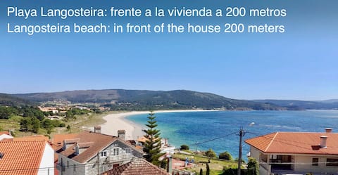 Propiedad de Airbnb exitosa: "Climate Shelter facing the beach with sea views! en Fisterra