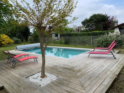 Classified house with pool, 10 minutes from the beach