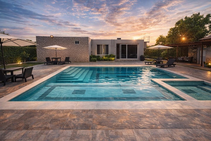 Stylish Countryside House with Pool