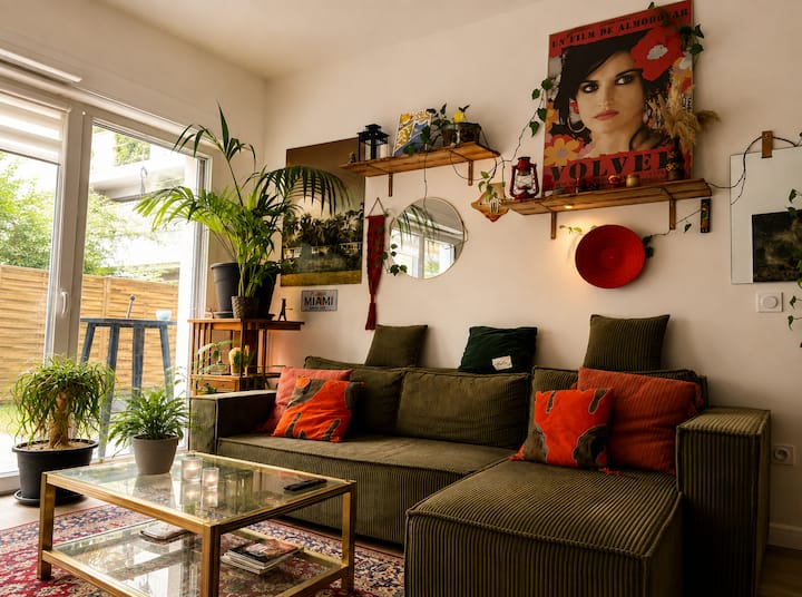 30 Min From Le Louvre(m5), Large Garden Apartment - Romainville