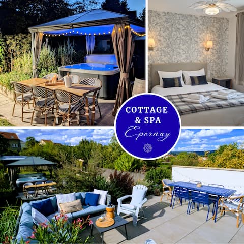 Le Cémarose Gîte&Spa Epernay garden and pretty view