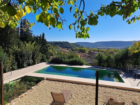 2 family houses • stunning view • natural pool