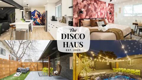 Wild West Disco Haus! Sleeps 12, Hot Tub + Gym!