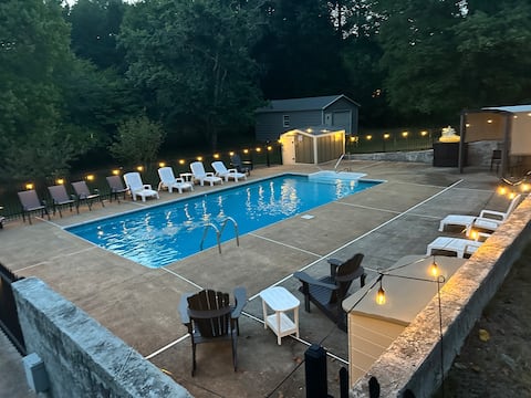 Dog-ok Chattanooga Country Home + Pool + Firepit
