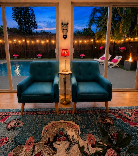 Pool Oasis, 5 minutes to beach