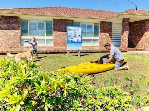 100m to BEACH | 1-Story | 3 BATH | XXL Outdoor