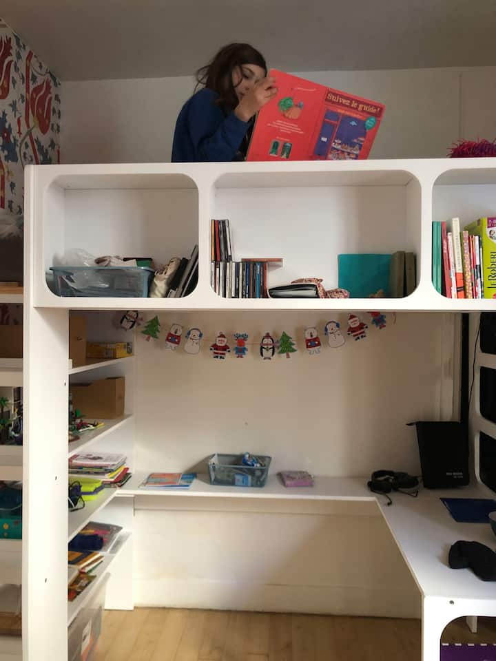 ميزانين مضاء 90x190