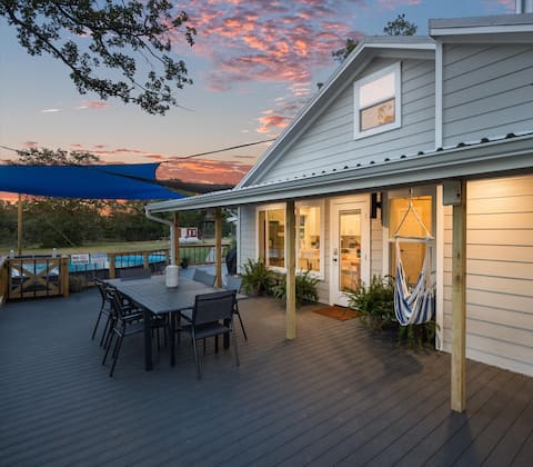 Ranch Getaway w/Sauna, Spa, Game Room, Lake, More!