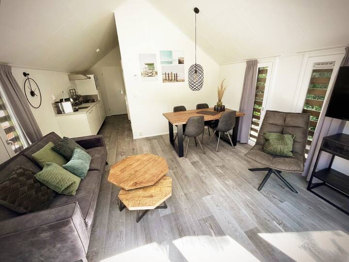 Successful Airbnb property: Beachhouse Veluwemeer near beach incl. indoor pool in Verspreide Huizen Zuiderzeeland Nunspeet