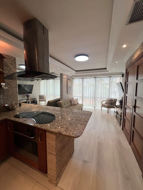 Beautiful studio apartment with 1 bed and sofa bed.