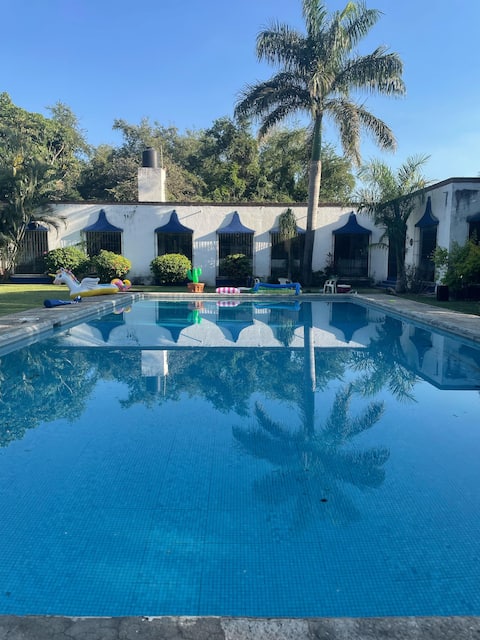 Quinta Leonor:Private rustic house in Ticumán,Mor