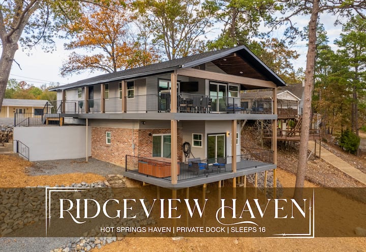 Lakefront Elegance | Boat Launch | Hot Tub | Dock - Hot Springs, AR