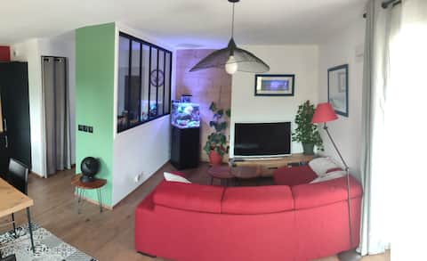 Successful Airbnb property: Modern and cosy appartment in center town in Les Houches