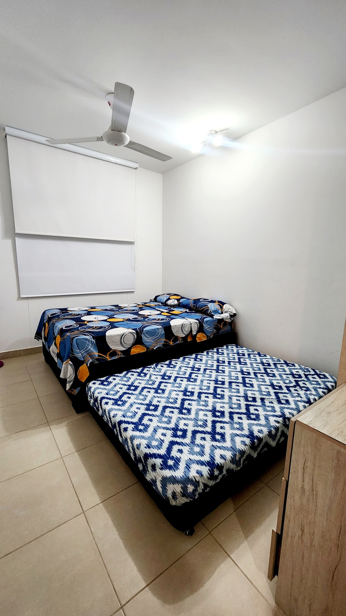 Krevat dopio + krevat dopio. 