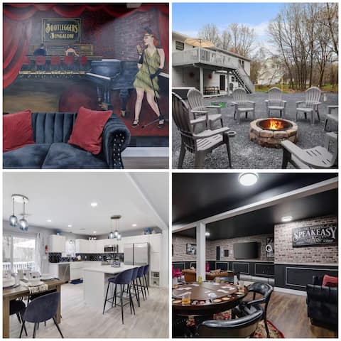 Bootlegger's Bungalow ~ Unique Speakeasy ~ Hot Tub ~ Pool