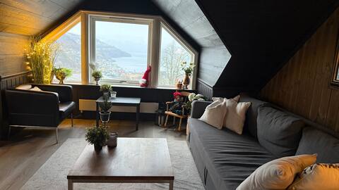 Apartment with sauna and icetube.