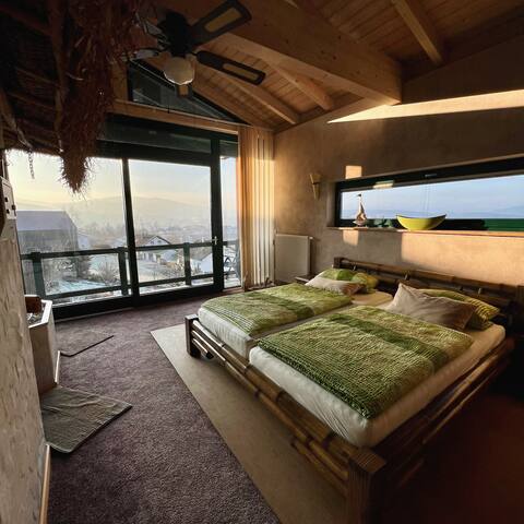 Mediterranean chalet with private sauna