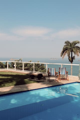 Bela mansão em Leblon/S.Conrado.Piscina aquecida