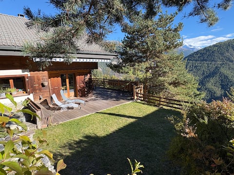 Successful Airbnb property: Family cottage in Vercorin Beautiful view in Valais/Wallis