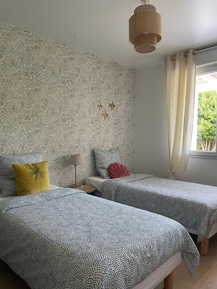 Chambre n°3 avec 2 lits simples 