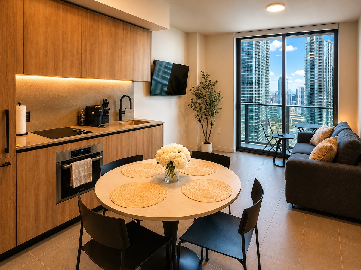 Stunning 34 floor views | Brand New Luxury 1BD 2BA - Apartments