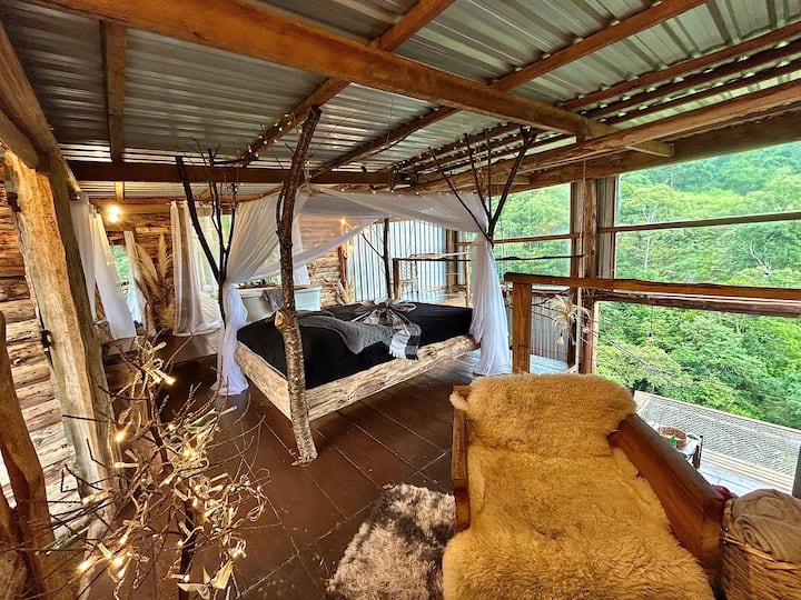 Sakura Refuge_Hut/ofuro and private waterfall - Cabins for Rent in
